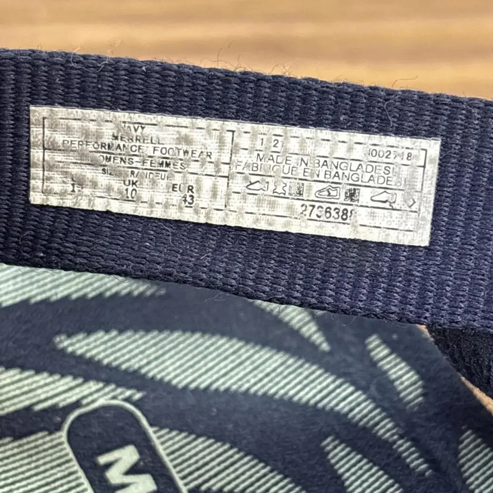 Merrell Terran 3 Cush Lattice Strappy Sandal Navy Size 12